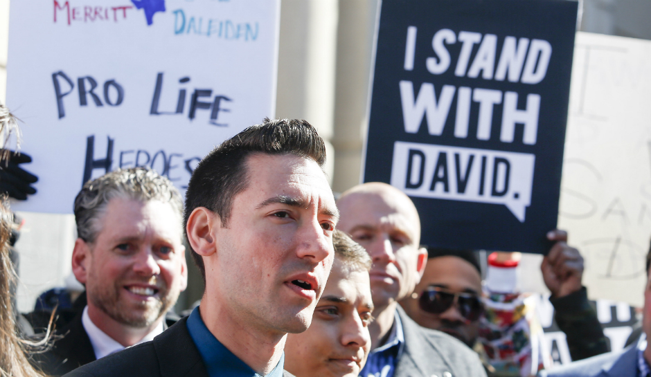 David Daleiden is accusing a district attorney and Planned Parenthood of corruption
